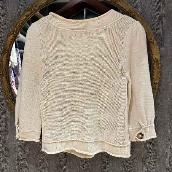 Nougat puff sleeve cardigan - Picture 2 of 4